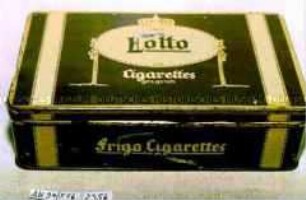 Blechdose für 100 Cigarettes "Lotto" Frigo Zigarettes