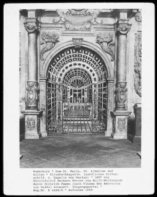 Elisabethkapelle, Portal: Türgitter