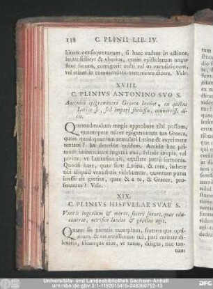 XIX. C. Plinius Hispullae Suae S. Uxoris ingenium & mores, soceri sorori, quae educaverat, mirifice laudat & gratias agit.