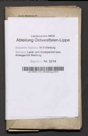 Erblasser: Pieper, Elisabeth, geb. Pieper: