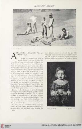 Alexander Grinager: an appreciation
