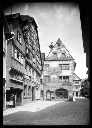 Brückengasse mit Götzelmann´schem Haus Richtung Marktplatz