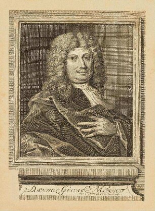 Bildnis von Daniel Georg Morhof (1639-1691)