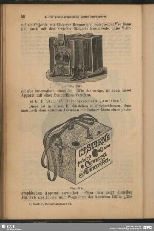 c) Stirn´s Dectivcamera "America".