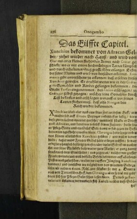 [Das Eilffte- Funfzehende Capitel.]