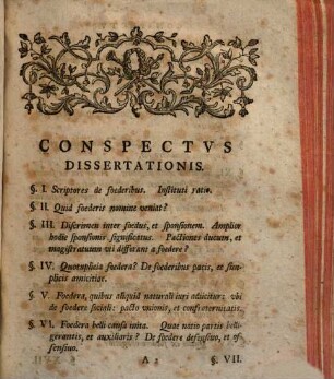 De obligatione foederum, disp.