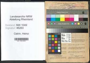 Entnazifizierung Heinz Catrin , geb. 20.04.1885 (Fabrikant)