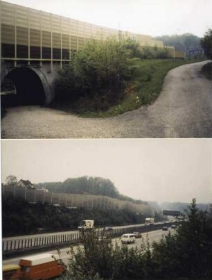 Lärmschutzwand bei Vaihingen-Rohr