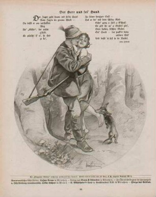 "Der Herr und sei' Hund"