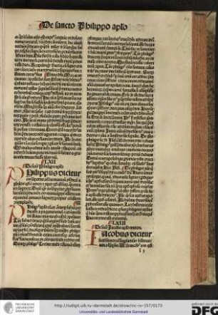 Philippus dicitur os lampadis vel os manuum vel dicitur a philos quod est amor et yper quod est super quasi amator supernorum.