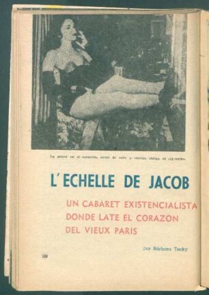 L'Echelle de Jacob - un cabaret existencialista donde late el corazón del vieux París