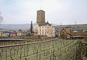 Oberburg (Boosenburg) / Weingut Jung; Rüdesheim, Oberstraße 10, Bienengarten 2, Oberstraße 6, Oberstraße 8, Oberstraße 12, Rosengarten