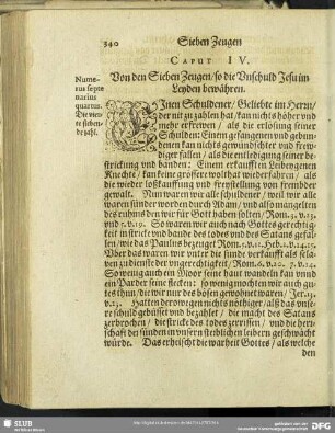 Sieben Zeugen der Unschuld Christi