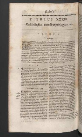 Titulus XXXIII.