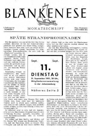 Nummer 9 : September 1951