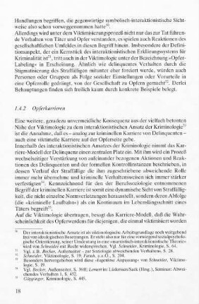 1.4.2 Opferkarrieren