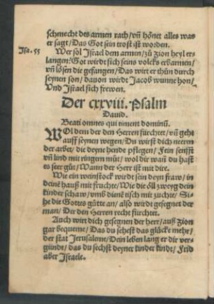 Der cxxviii. Psalm David.