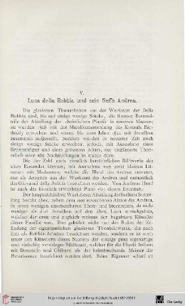 V. Luca della Robbia und sein Neffe Andrea