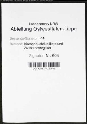 Kirchenbuchduplikat der katholischen Landgemeinde St.Patrokli Börde, Kreis Soest (GHT 1867). (Gemeinde: Katholische Landgemeinde St.Patrokli Börde)