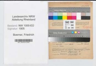 Entnazifizierung Friedrich Boerner, geb. 02.06.1900 (Hilfsarbeiter)