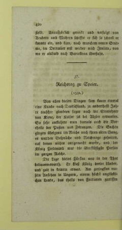 37. Reichstag zu Speier. (1542.)