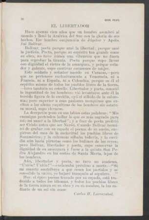El libertador