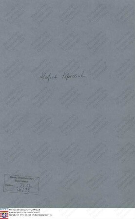 Isfordink, [Johann Nepomuk], Hofrat in Wien