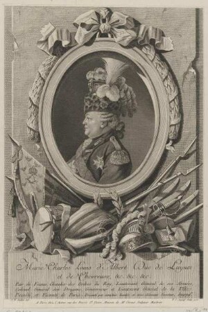 Bildnis des Marie Charles Louis d'Albert de Luynes et de Chevreuse