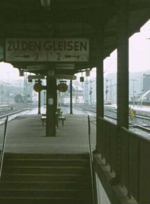 Dillenburg Bahnsteigunterführung Gleis 10