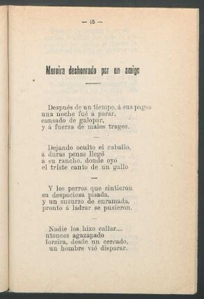 Moreira deshonrado por un amigo