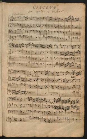 Ciacona per cantar e ballar