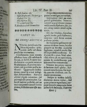 Caput III. De Febri Hectica.