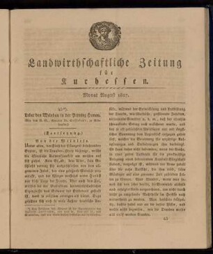 Monat August 1827