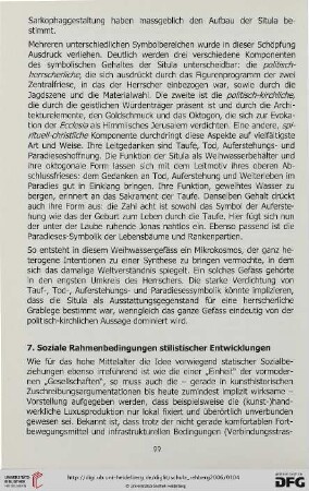 7. Soziale Rahmenbedingungen stilistischer Entwicklungen