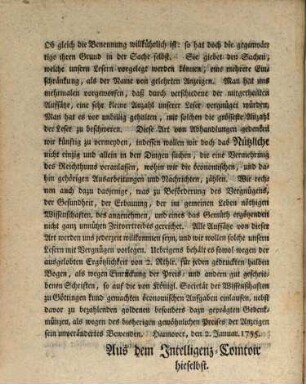 Nützliche Samlungen : vom Jahre .... 1755 = Th. 1 (1756)