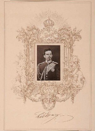 Bildnis von Ludwig II. (1845-1886), König von Bayern