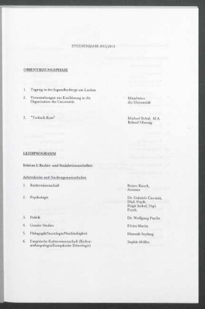 Inhalt: "Studienjahr 2012/2013"