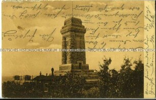 Der Bismarckturm auf dem Goldberg in Hagen