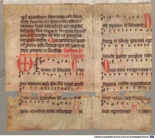Missale Romanum, Fragment - SuStB Augsburg Fragm lat 10