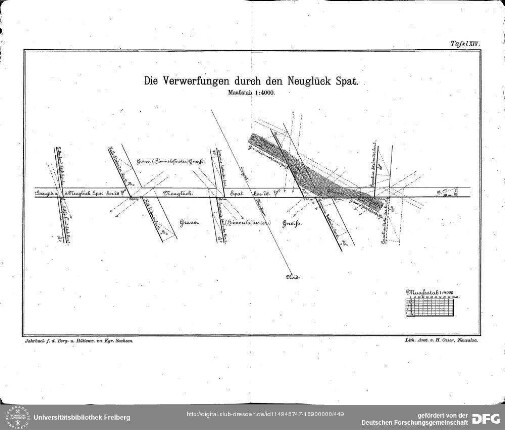 Tafel XIV - Die Verwerfung durch den Neuglück Spat