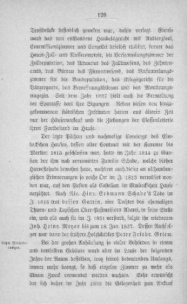 Letzte Veränderungen.