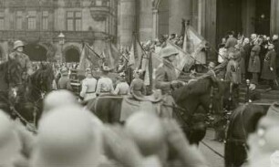 Dresden-Altstadt. Überführung in die Hofkirche