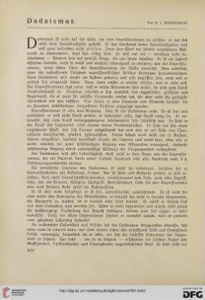 13.1921: Dadaismus