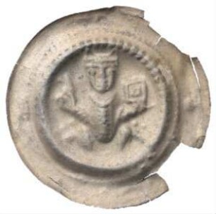 Fundmünze, Brakteat, um 1270 - 1275