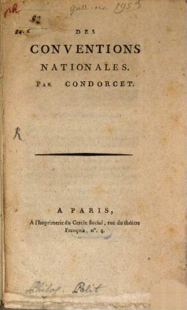 Des Conventions Nationales