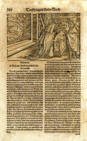 Grafik und Text "Von dem zeitlichen Todt. CAP. CXIX."