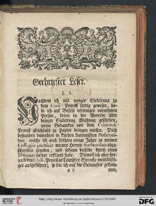 Geehrtester Leser