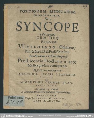 De syncope