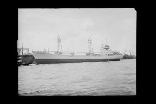 Cap Castillo (1958), Frachtschiff (reefer), Hamburg Südamerikanische Dampfschifffahrts-Gesellschaft A/S & Co KG (HSDG), Antwerpen, Bau-Nr. 316
