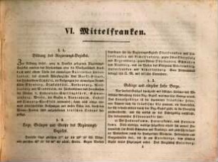 Atlas von Bayern : geographisch-statistisch-historisches Handbuch zur Kenntniß des Zustandes von Bayern in seiner gegenwärtigen Beschaffenheit für alle Stände : mit neun Karten, 7. Lieferung. Mittelfranken
